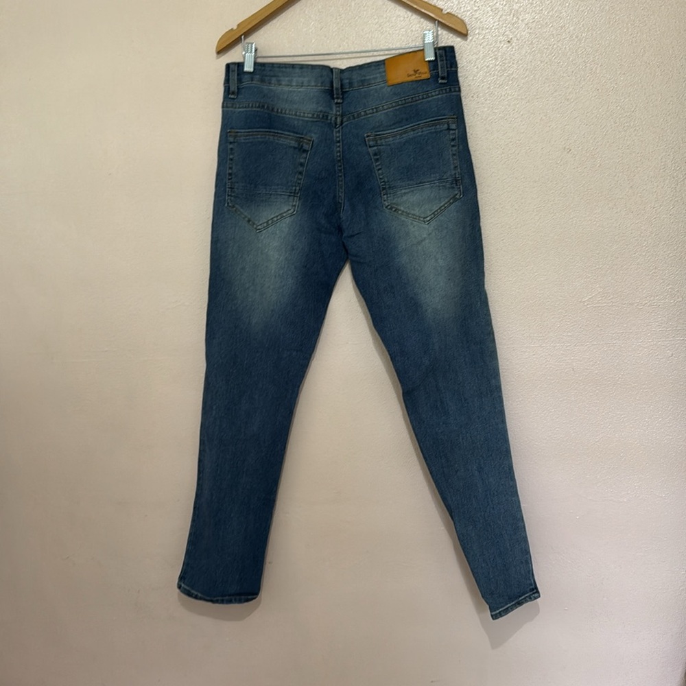 Smith and Mills Jeans Men's Size 32 x 30 Blue Denim Stretch Dark Wash • - Picture 4 of 7
